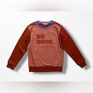 NWT Cotopaxi Kids’ Do Good Sweatshirt, Size M